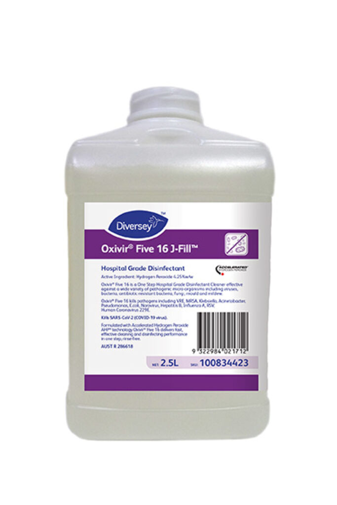 Oxivir Five 16 J-Fill 2x2.5L - Hospital Grade Disinfectant